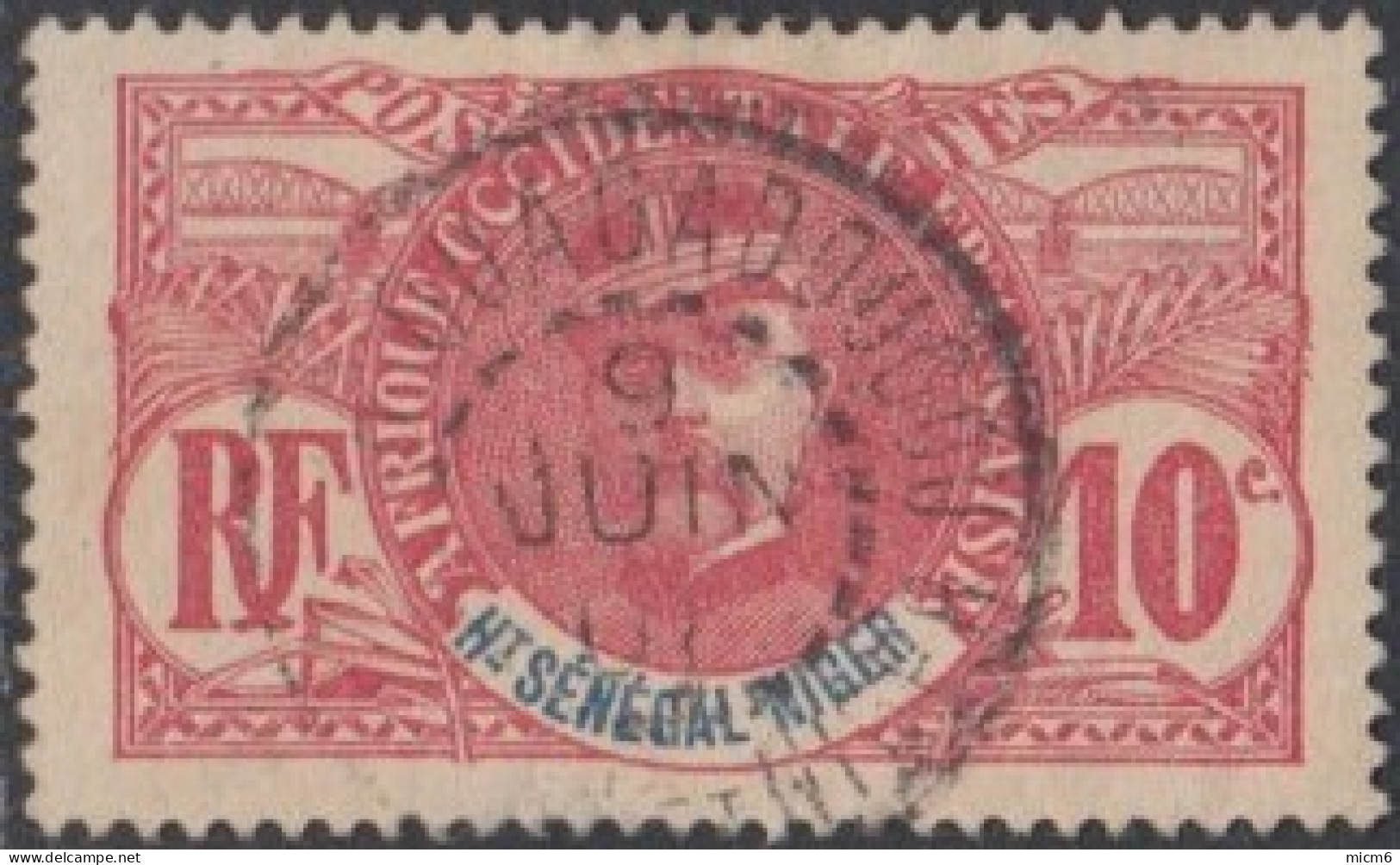 Haut-Sénégal Et Niger - Ouagadougou Sur N° 5 (YT) N° 5 (AM). Oblitération De 1908. - Andere & Zonder Classificatie