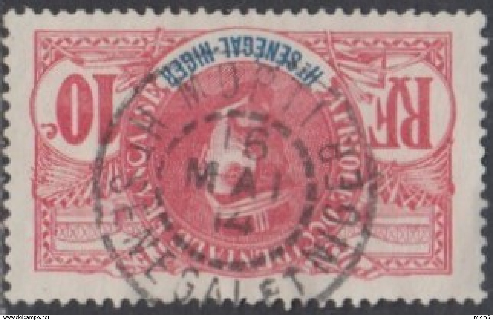 Haut-Sénégal Et Niger - Mopti Sur N° 5 (YT) N° 5 (AM). Oblitération De 1914. - Sonstige & Ohne Zuordnung