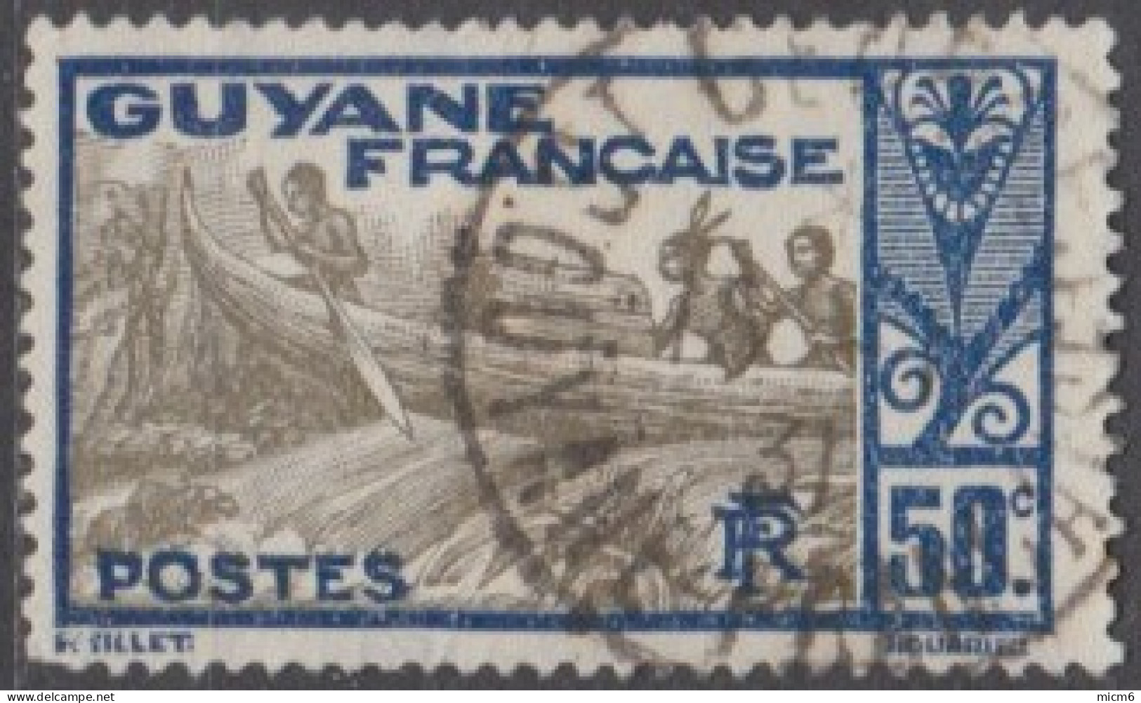 Guyane Française 1922-1947 - St-Georges Sur N° 120 (YT) N° 120 (AM). Oblitération De 1931. - Used Stamps