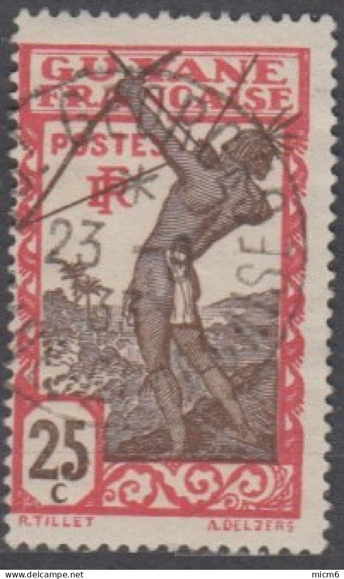 Guyane Française 1922-1947 - St-Georges Sur N° 116 (YT) N° 116 (AM). Oblitération De 1933. - Oblitérés