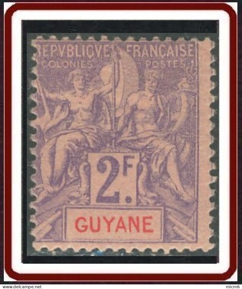 Guyane Française 1886-1915 - N° 48 (YT) N° 48 (AM) Neuf *. - Neufs