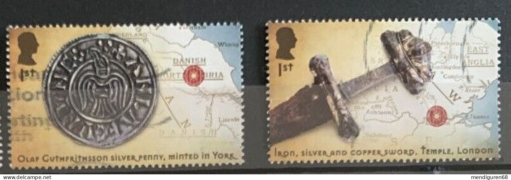 GROSSBRITANNIEN GRANDE BRETAGNE GB 2024 VIKING BRITAIN SET 2V USED SG 5129-30 - Used Stamps