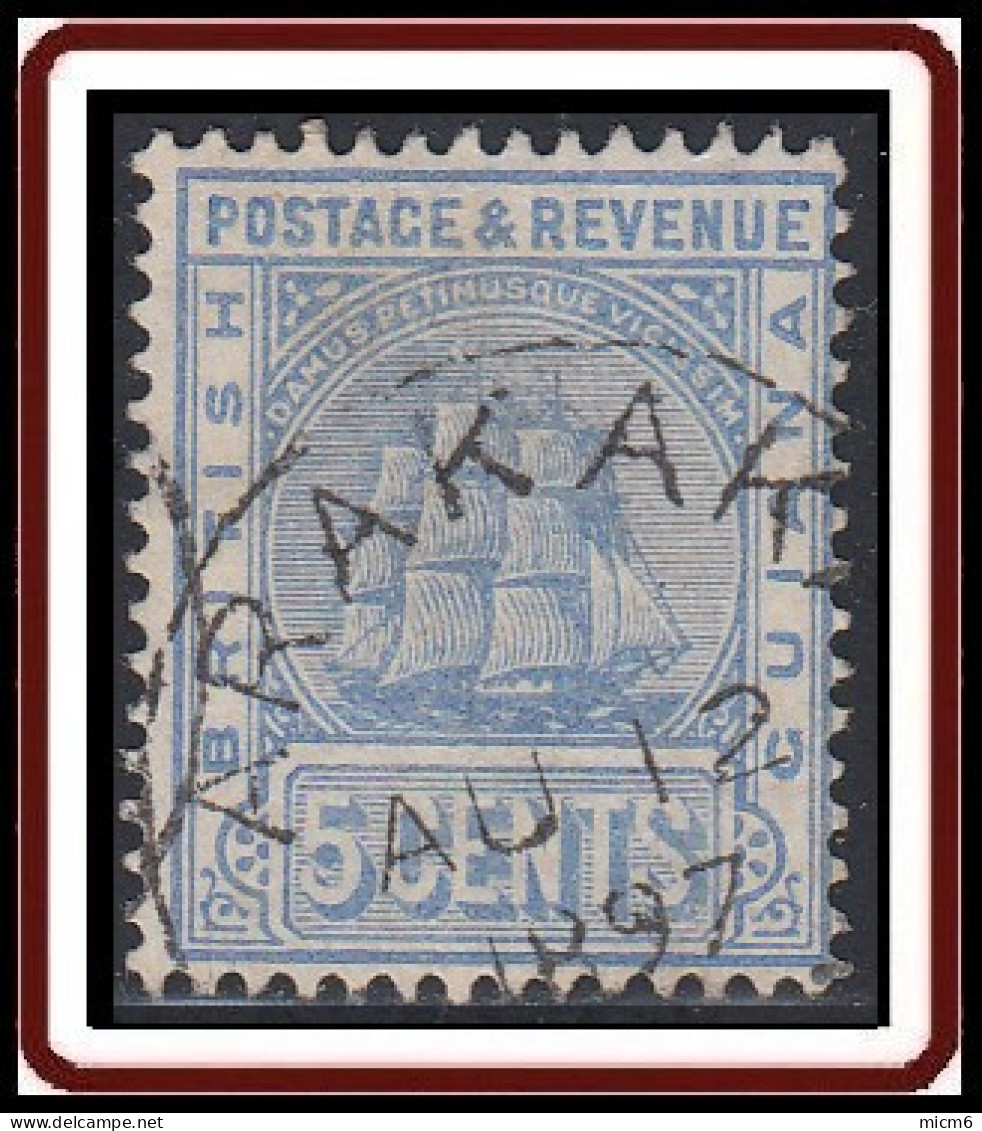 Guyane Anglaise / British Guiana - N° 83 (YT) Oblitéré De Arakaka. - Brits-Guiana (...-1966)