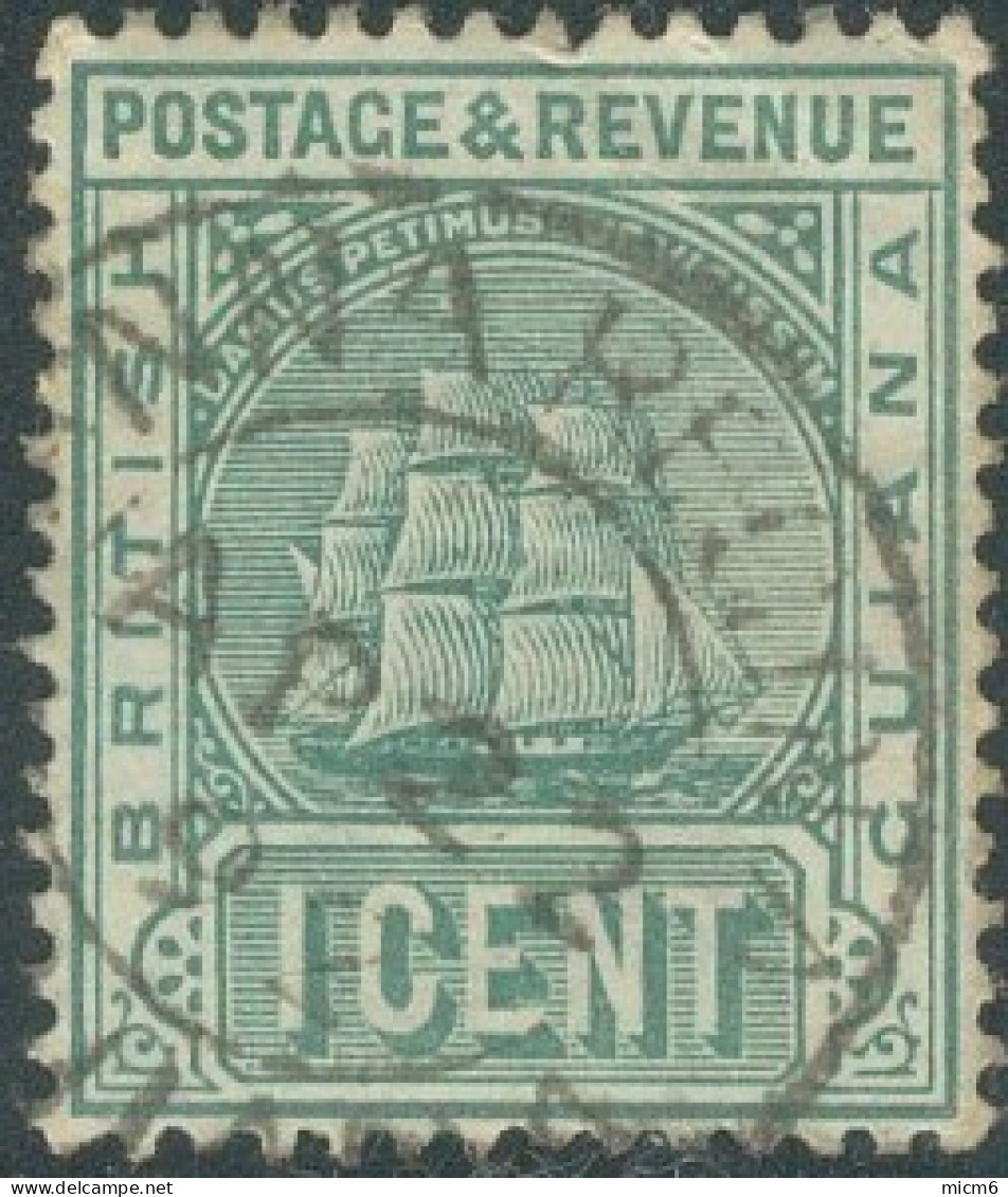 Guyane Anglaise / British Guiana - N° 80 (YT) Oblitéré De Anna Regina. - Brits-Guiana (...-1966)