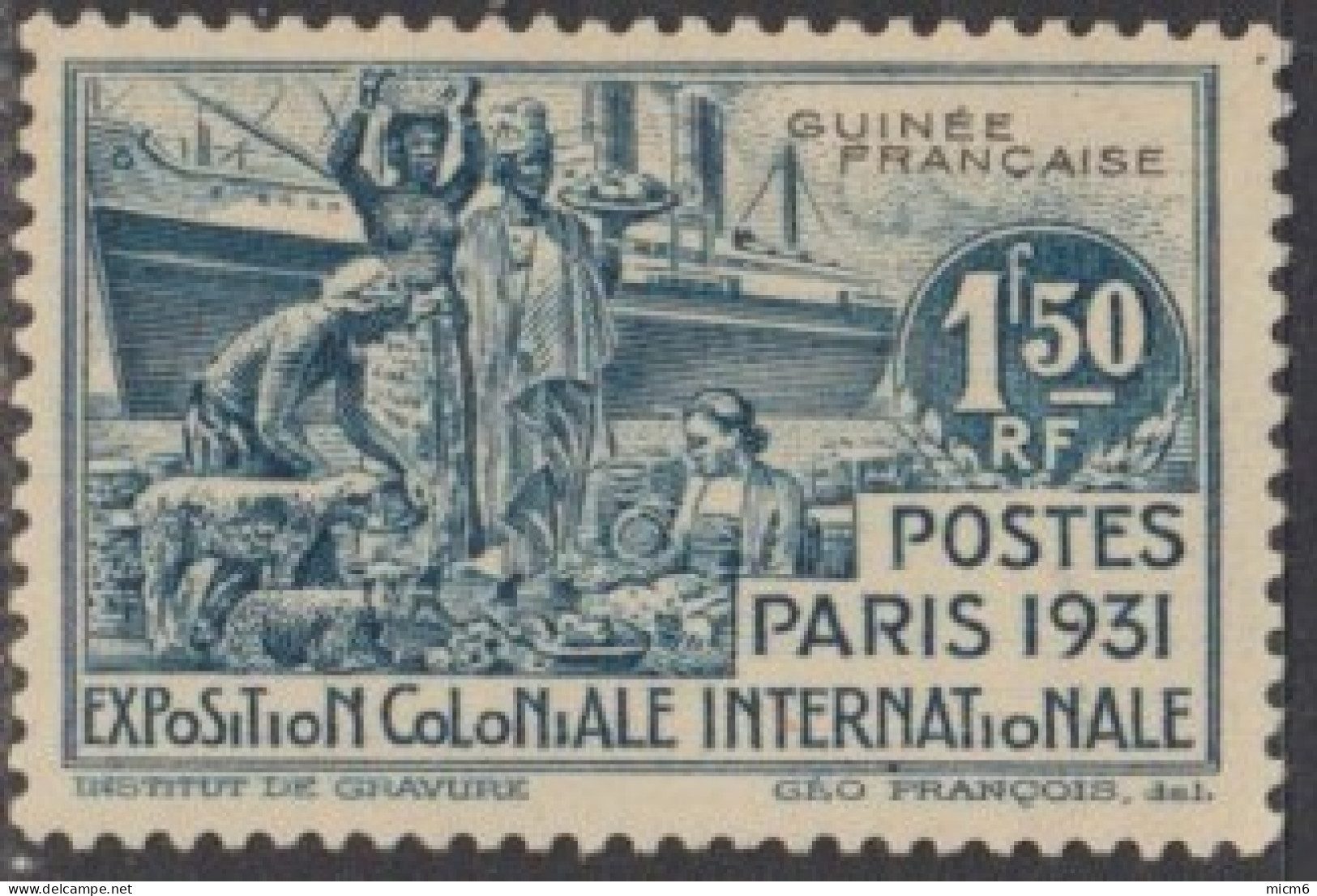 Guinée Française 1912-1944 - N° 118 (YT) N° 118 (AM) Neuf *. - Unused Stamps