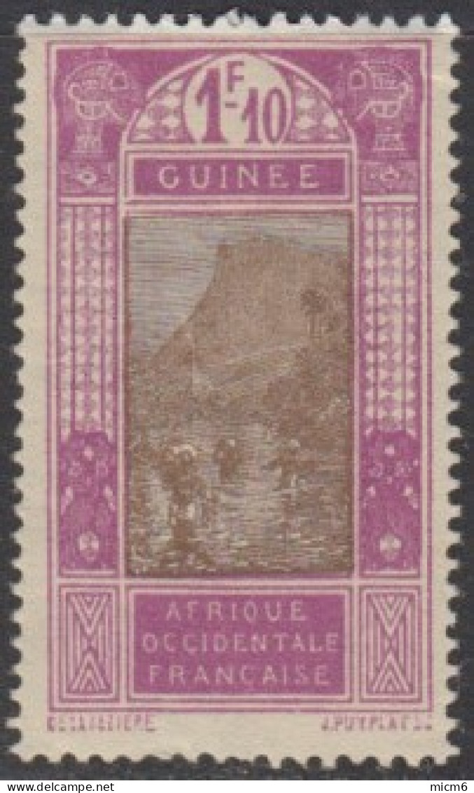 Guinée Française 1912-1944 - N° 112 (YT) N° 111 (AM) Neuf *. - Unused Stamps