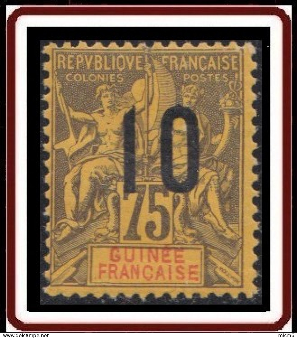 Guinée Française 1912-1944 - N° 54 (YT) N° 54 (AM) Neuf *. - Unused Stamps