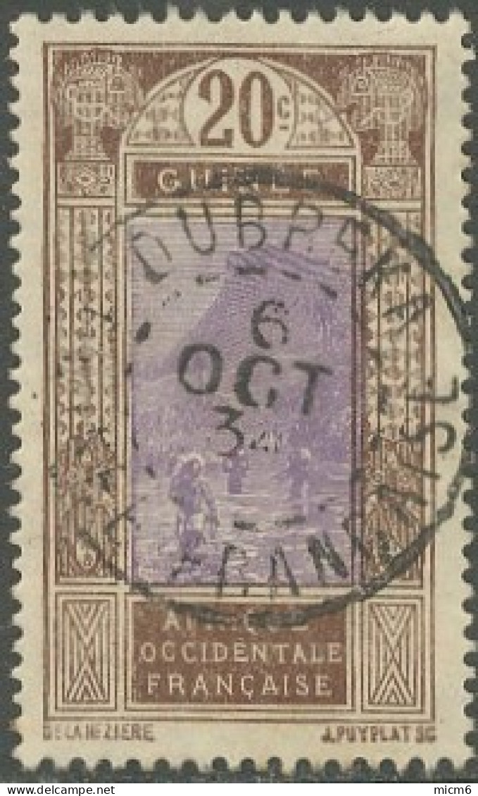 Guinée Française 1912-1944 - Dubreka Sur N° 69 (YT) N° 68 (AM). Oblitération De 1934. - Otros & Sin Clasificación