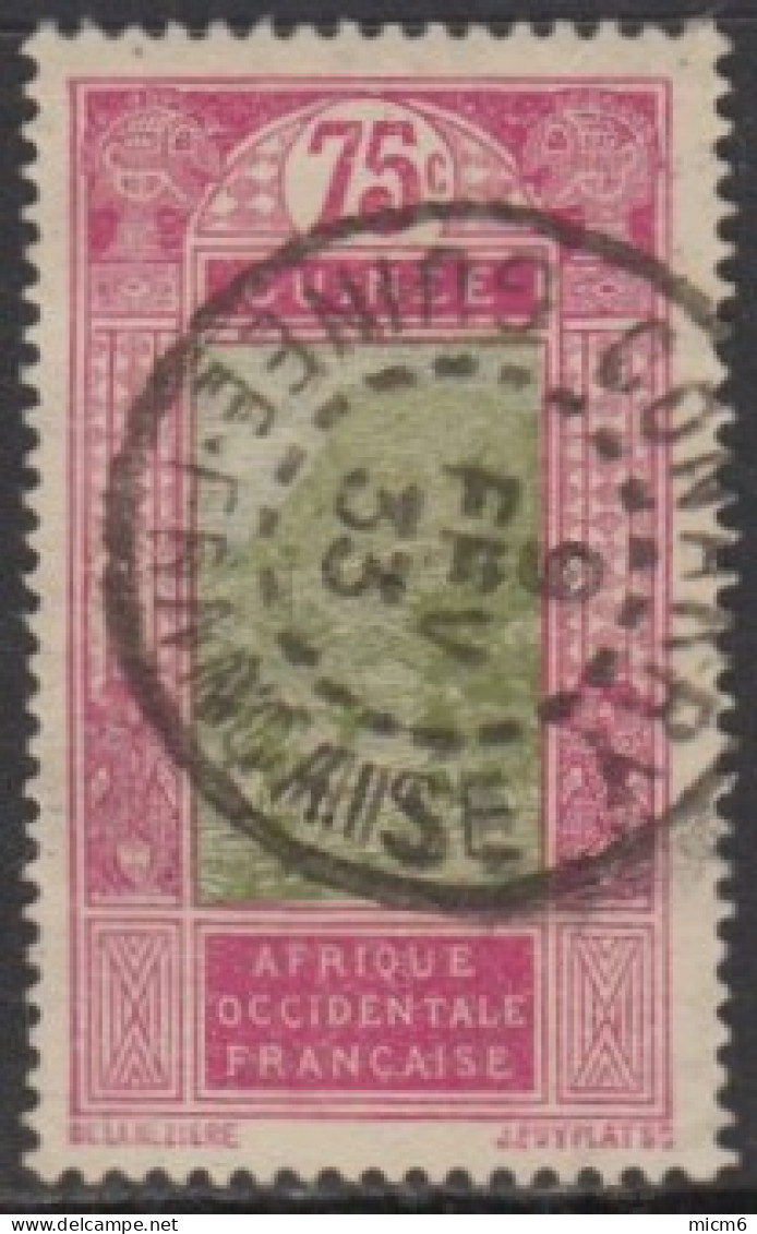 Guinée Française 1912-1944 - Conakry Sur N° 110 (YT) N° 109 (AM). Oblitération De 1933. - Otros & Sin Clasificación