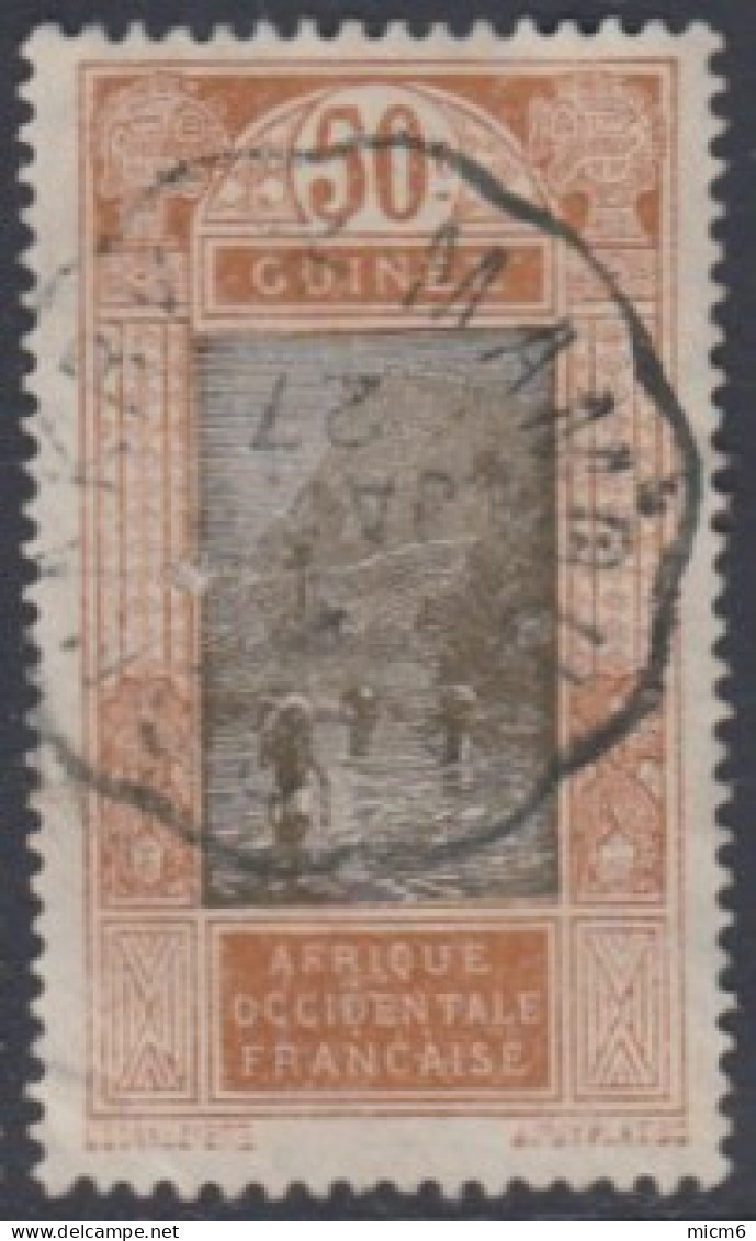 Guinée Française 1912-1944 - Ambulant De Mamou à Conakry Sur N° 93 (YT) N° 101 (AM). Oblitération De 1933. - Andere & Zonder Classificatie