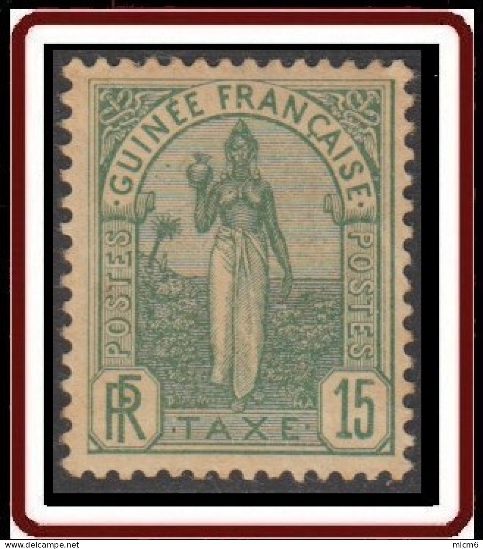 Guinée Française 1892-1907 - Timbre-taxe N° 3 (YT) N° 3 (AM) Neuf *. - Ungebraucht