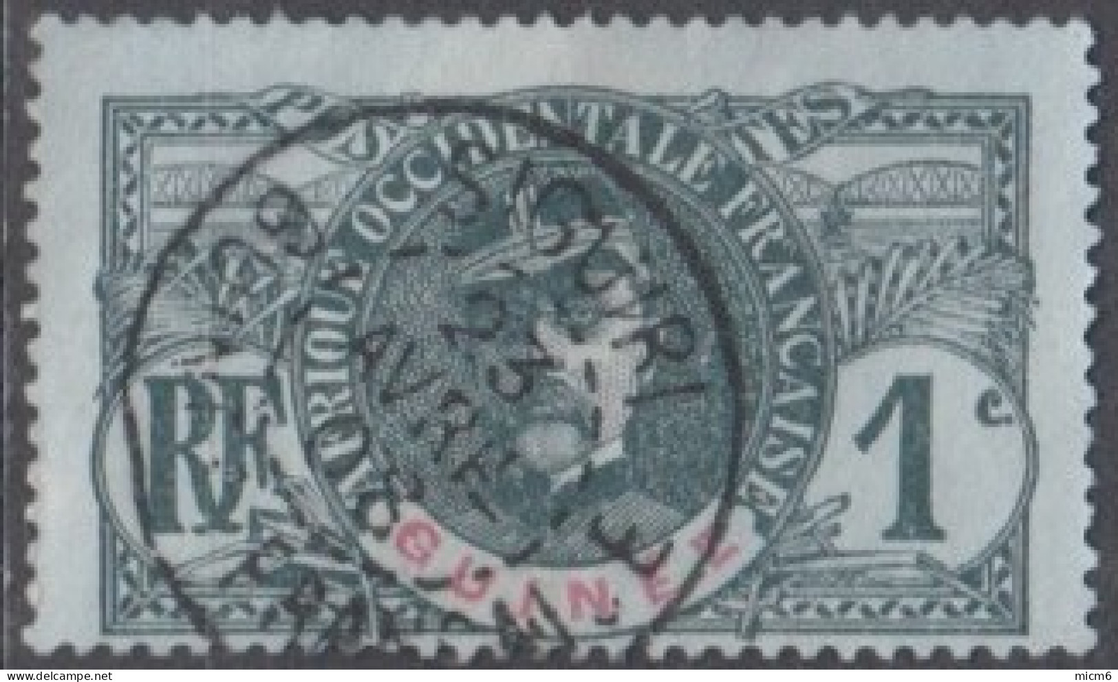 Guinée Française 1892-1907 - Siguiri Sur N° 33 (YT) N° 33 (AM). Oblitération De 1908. - Used Stamps