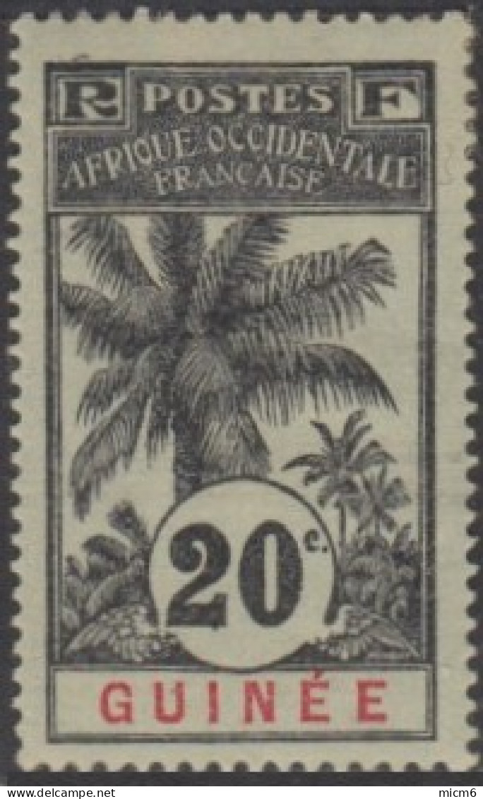 Guinée Française 1892-1907 - N° 38 (YT) N° 38 (AM) Neuf *. - Ungebraucht