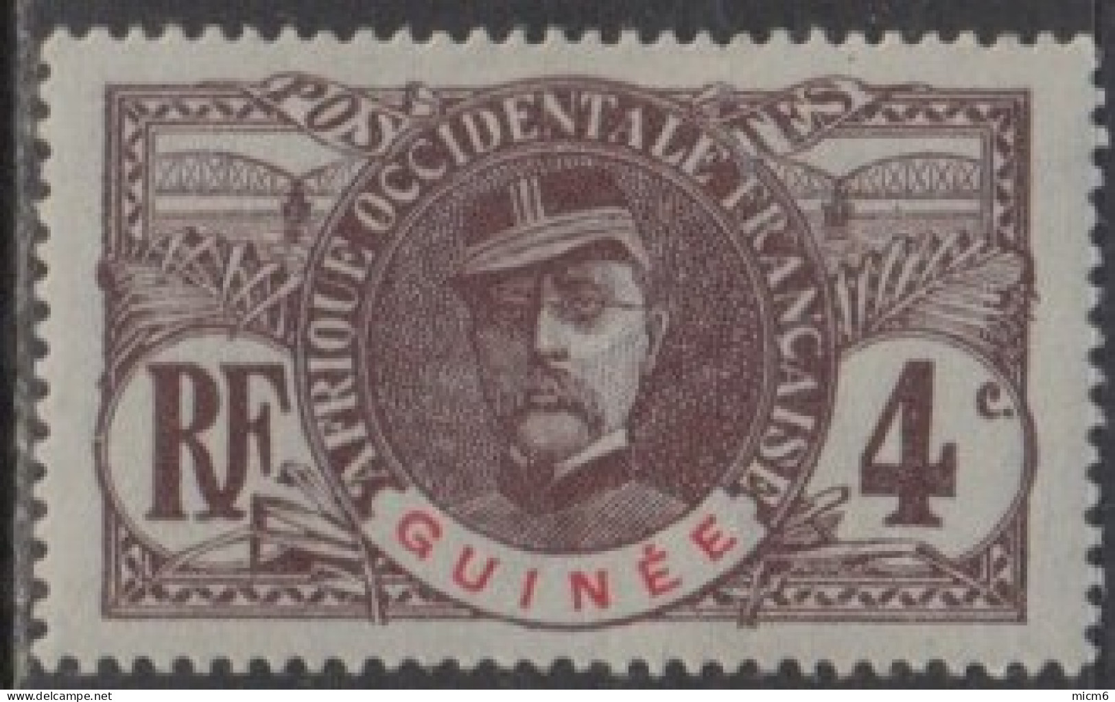 Guinée Française 1892-1907 - N° 35 (YT) N° 35 (AM) Neuf *. - Ongebruikt