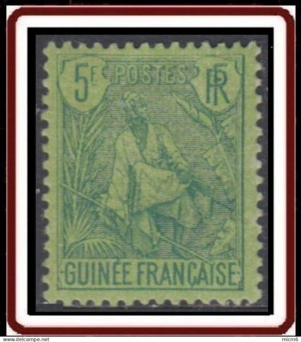 Guinée Française 1892-1907 - N° 32 (YT) N° 32 (AM) Neuf *. Chanrière. - Ungebraucht