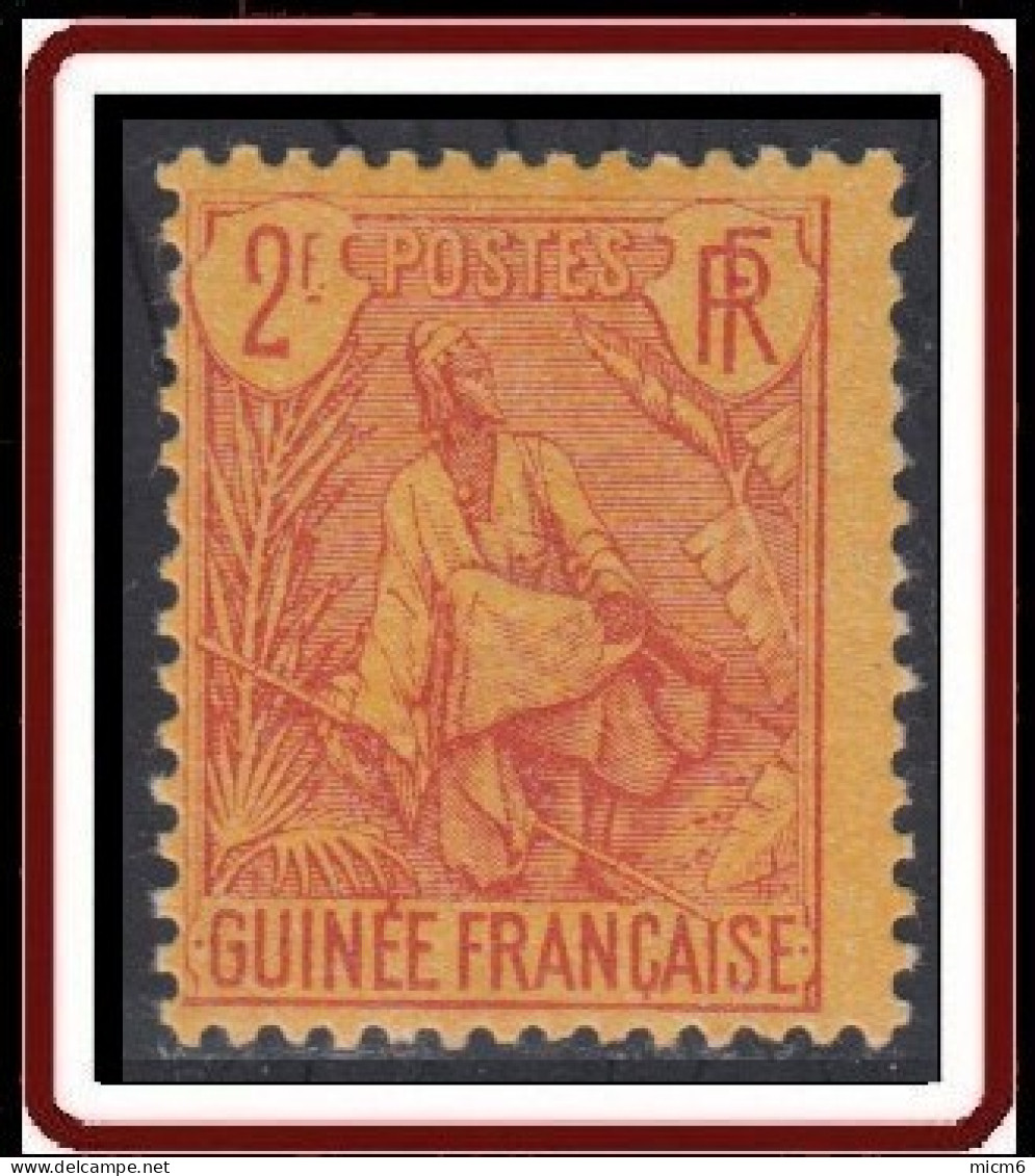 Guinée Française 1892-1907 - N° 31 (YT) N° 31 (AM) Neuf *. Petites Rousseurs Sur Gomme. - Neufs