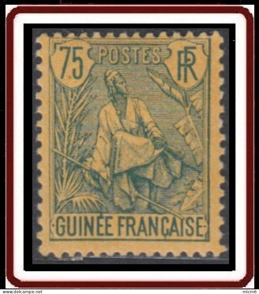Guinée Française 1892-1907 - N° 29 (YT) N° 29 (AM) Neuf *. - Unused Stamps