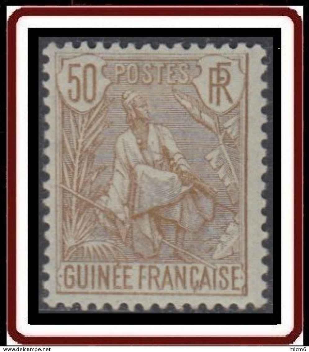 Guinée Française 1892-1907 - N° 28 (YT) N° 28 (AM) Neuf *. - Neufs