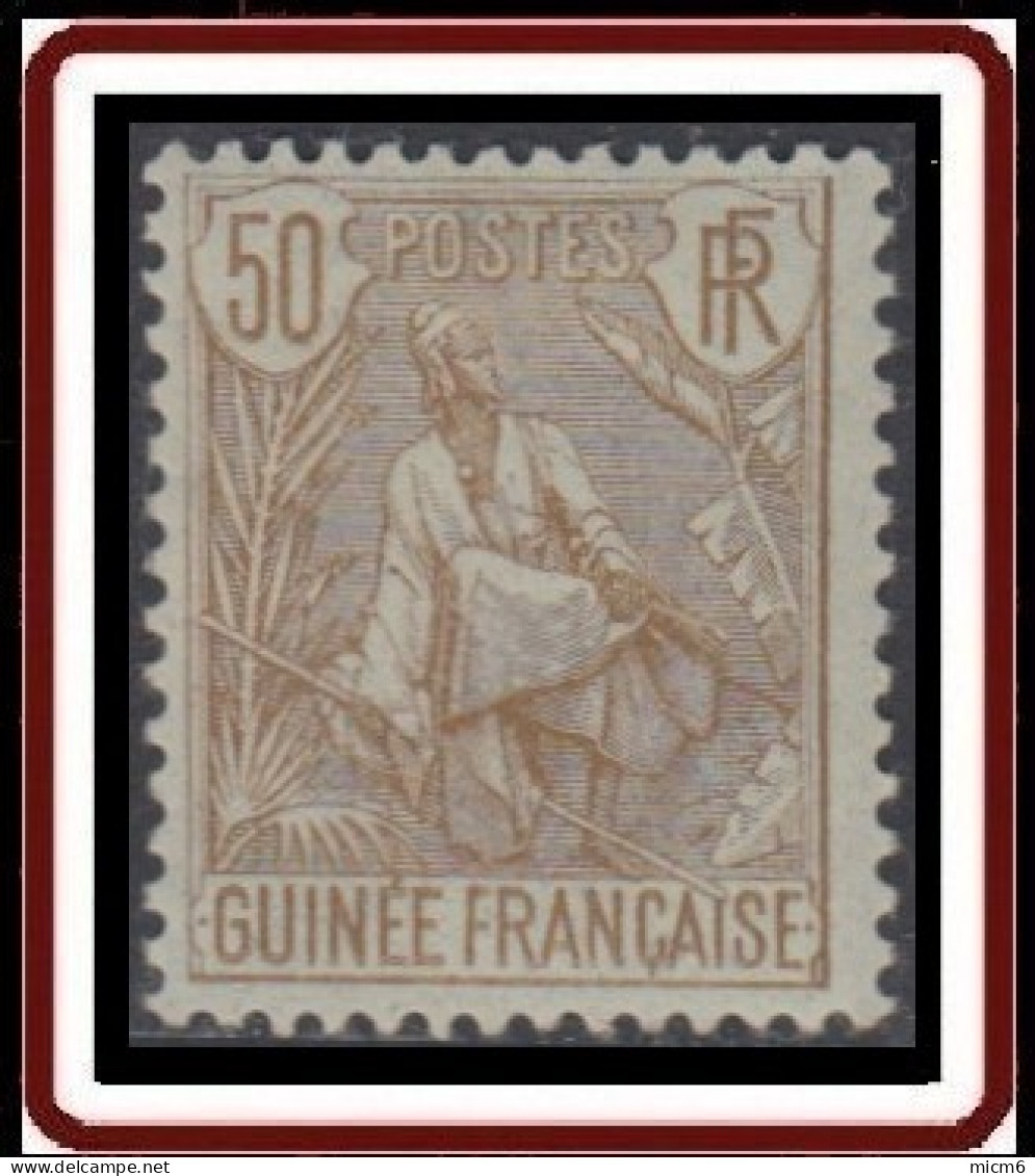 Guinée Française 1892-1907 - N° 28 (YT) N° 28 (AM) Neuf *. - Nuovi