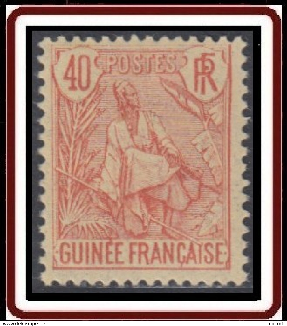 Guinée Française 1892-1907 - N° 27 (YT) N° 27 (AM) Neuf *. - Neufs