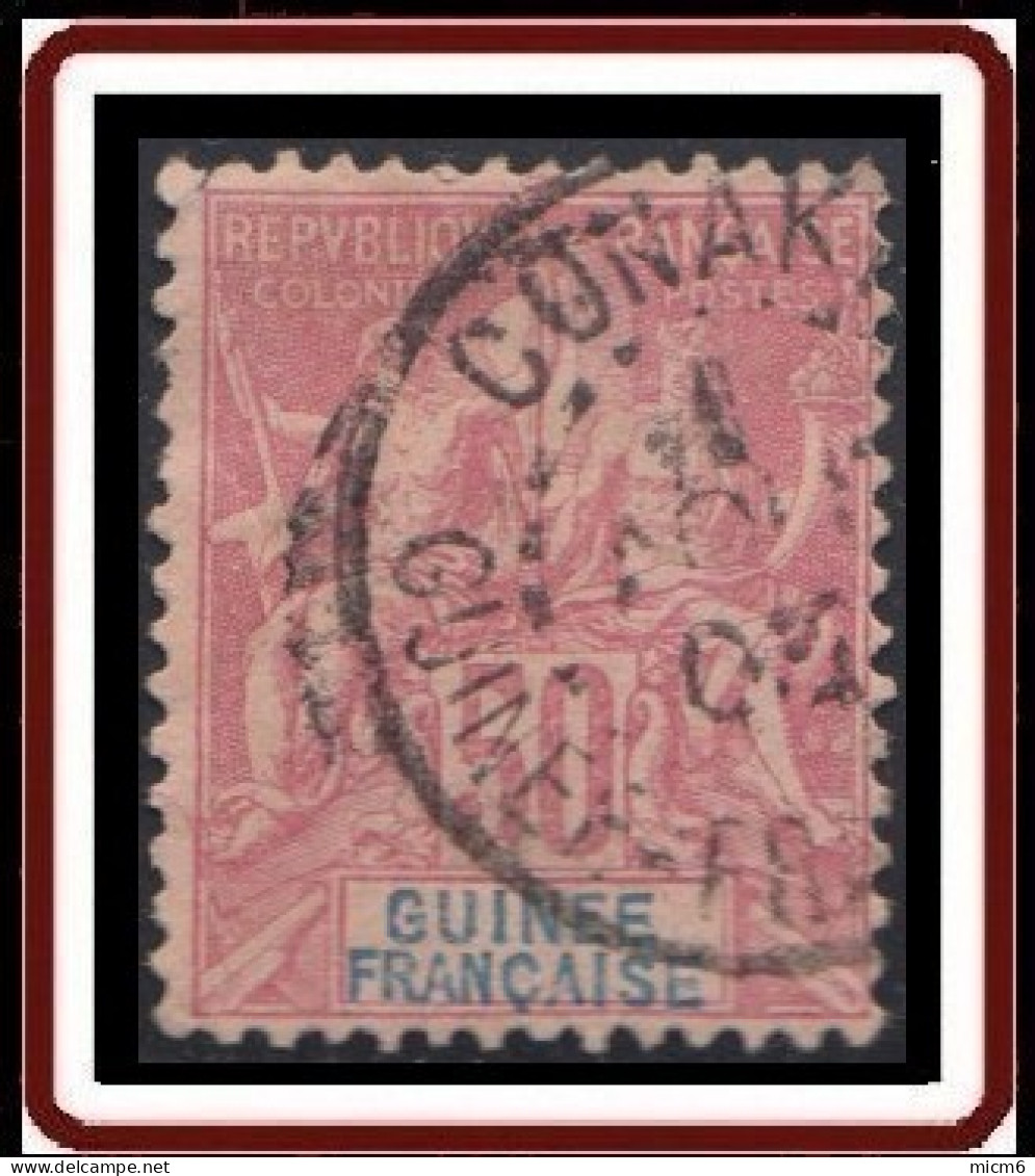 Guinée Française 1892-1907 - N° 11 (YT) N° 11 (AM) Oblitéré. - Used Stamps