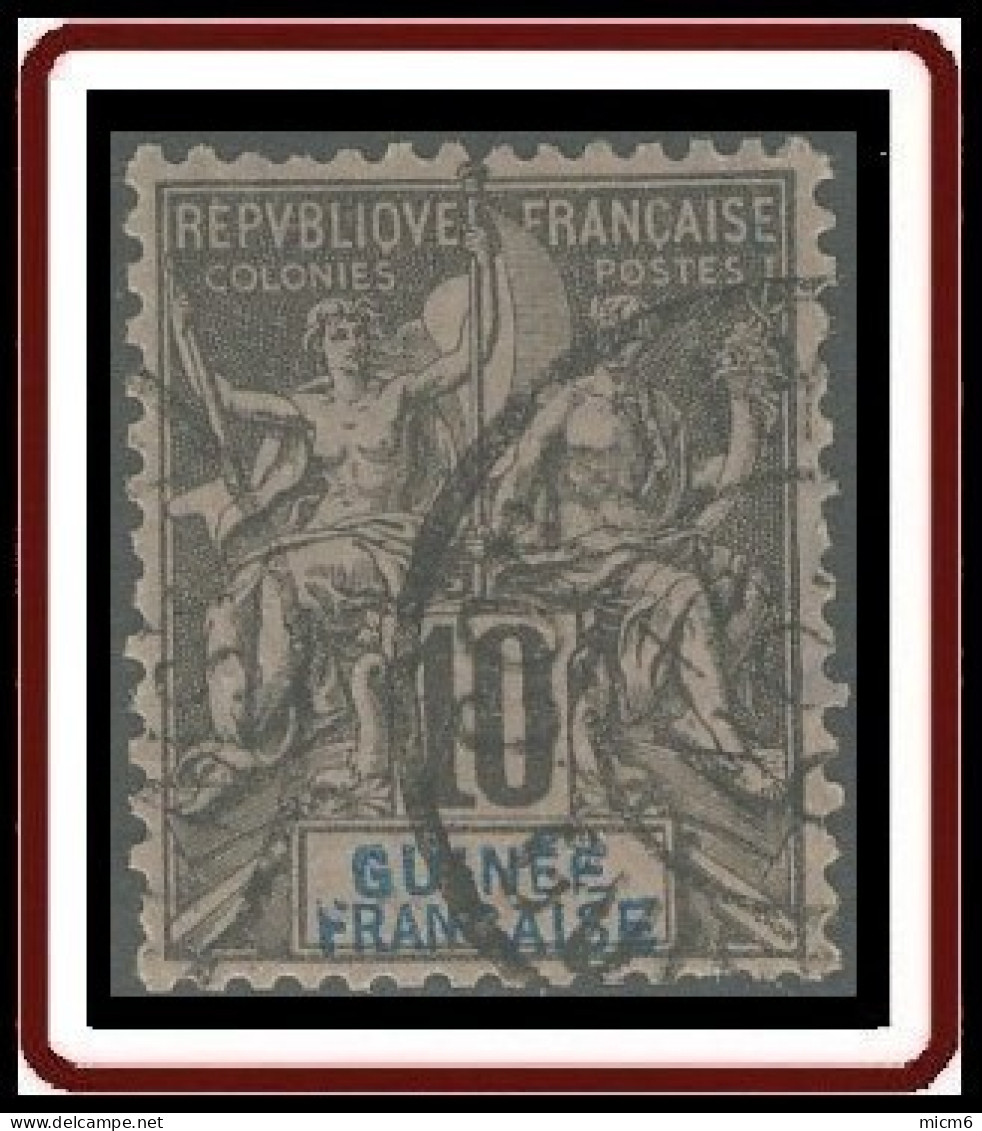 Guinée Française 1892-1907 - N° 05 (YT) N° 5 (AM) Oblitéré. - Usados