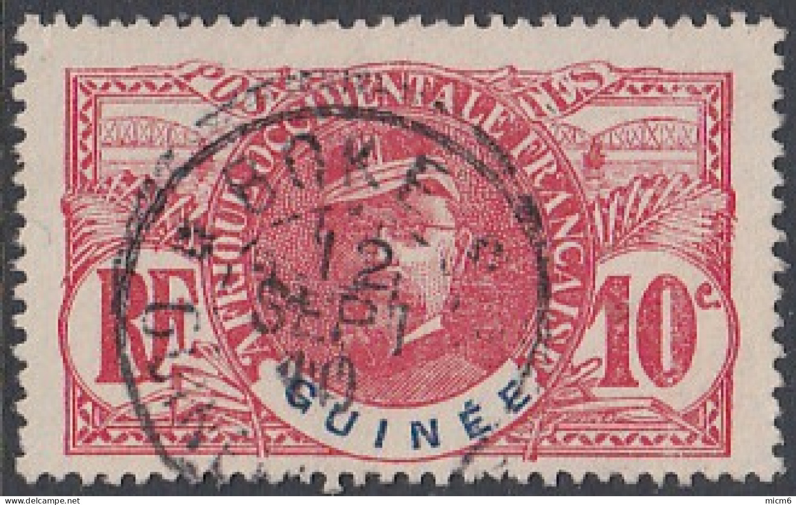 Guinée Française 1892-1907 - Boke Sur N° 37 (YT) N° 37 (AM). Oblitération De 1910. - Oblitérés