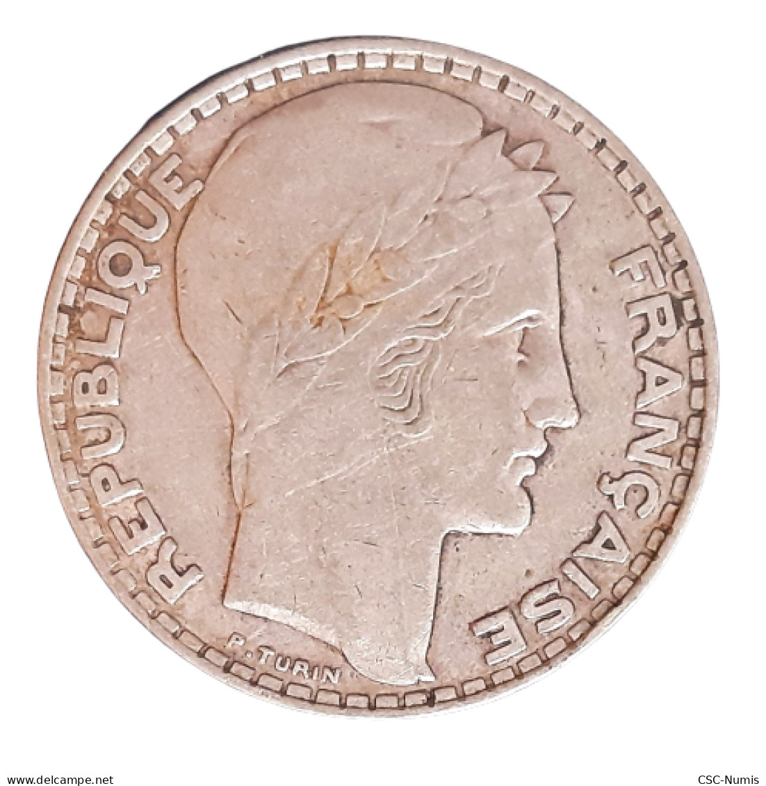 (CG#003) - 20 Francs Turin 1933 - Argent - 20 Francs