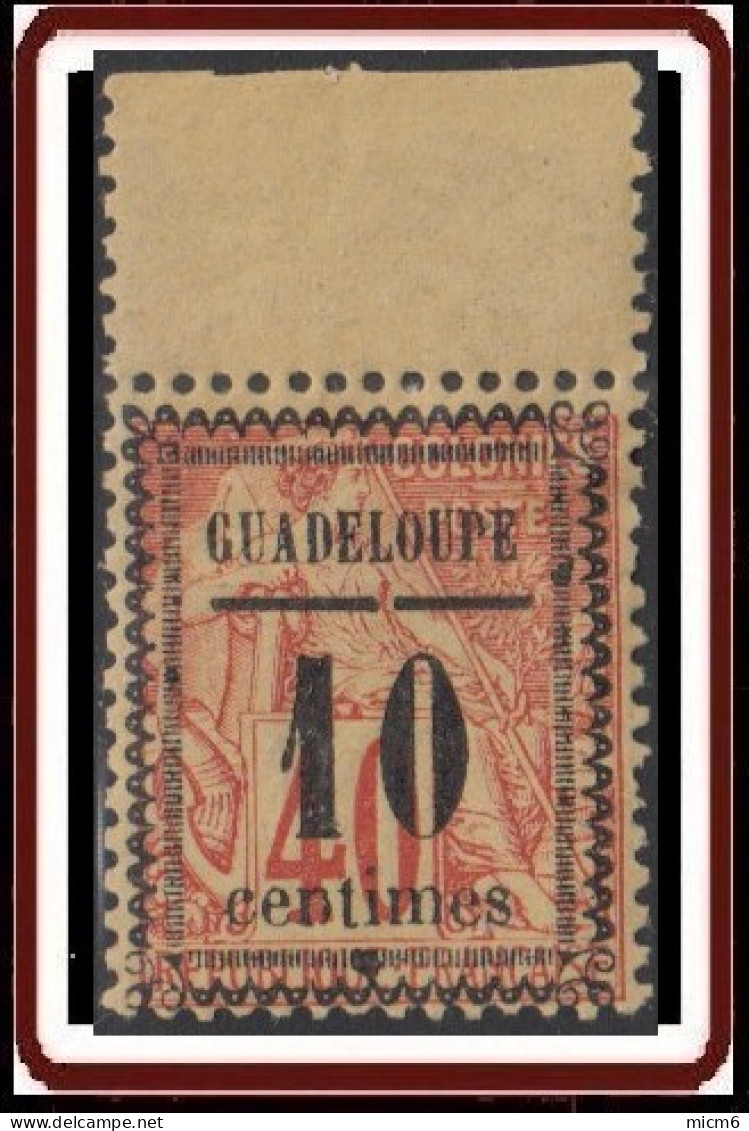 Guadeloupe 1876-1903 - N° 07 (YT) N° 7 (AM) Type IV (AM) Neuf *. - Ungebraucht