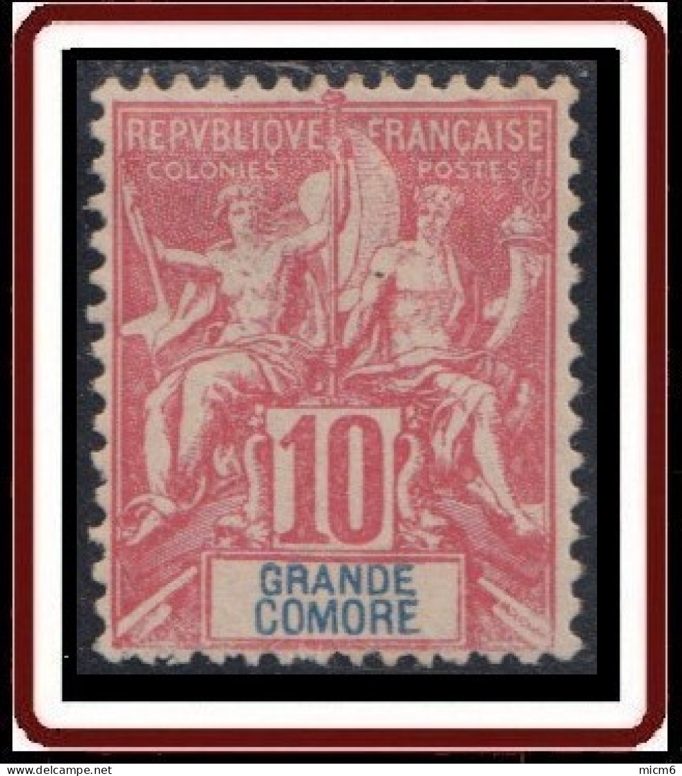 Grande Comore - N° 14 (YT) N° 14 (AM) Neuf (*). - Unused Stamps