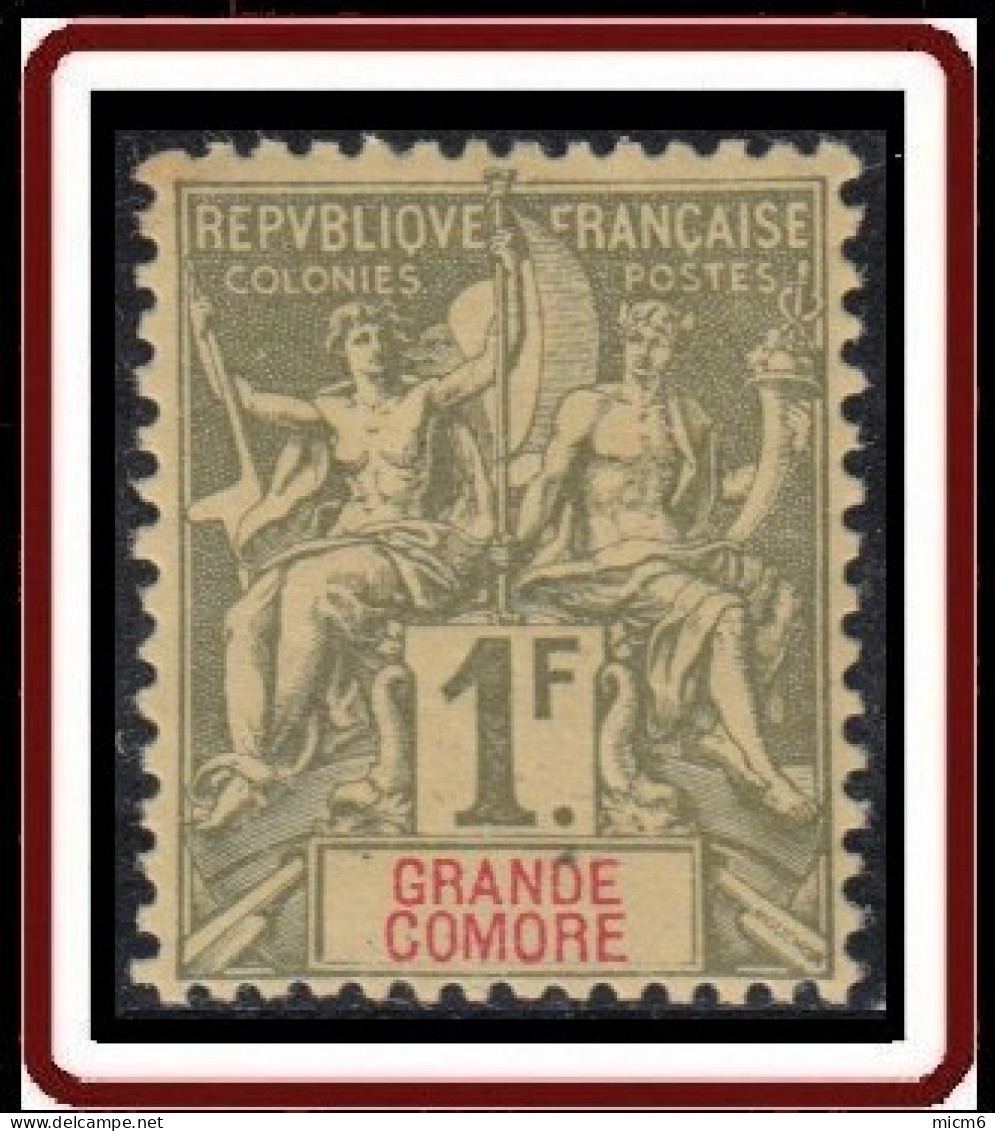 Grande Comore - N° 13 (YT) N° 13 (AM) Neuf *. - Unused Stamps