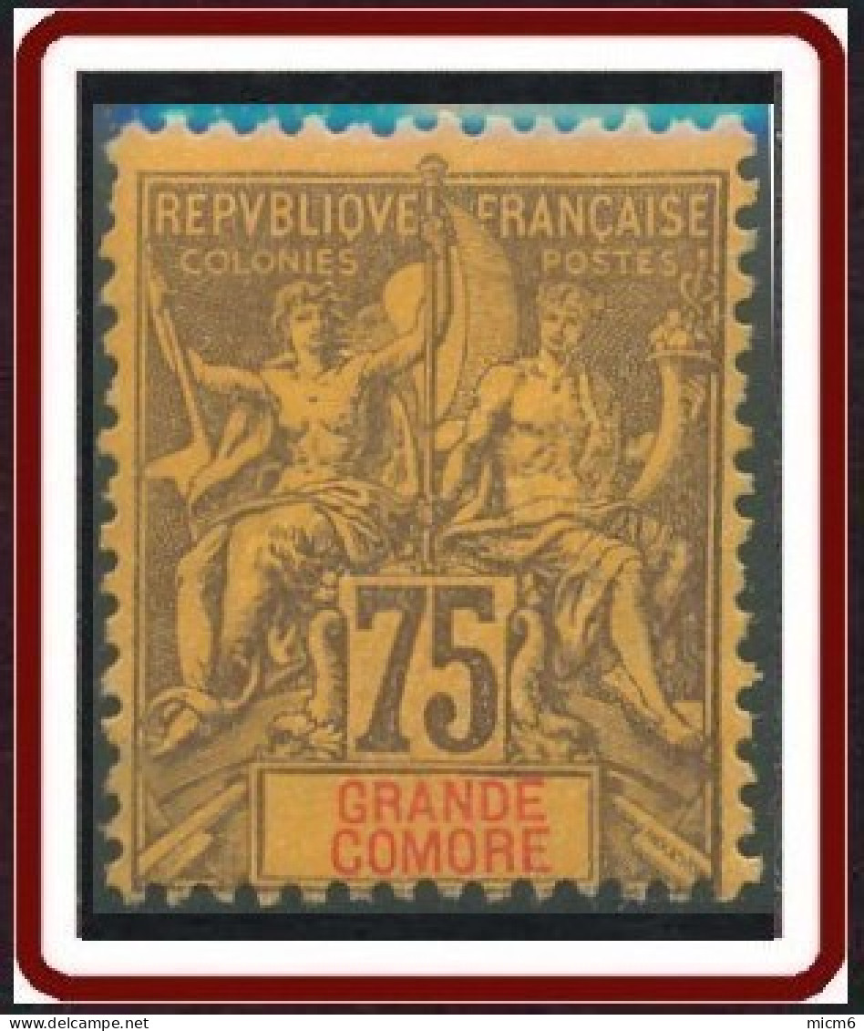 Grande Comore - N° 12 (YT) N° 12 (AM) Neuf *. Gomme Altérée. - Unused Stamps