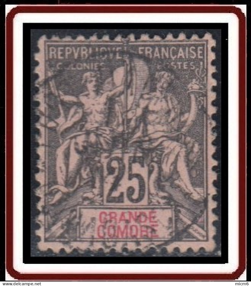 Grande Comore - N° 08 (YT) N° 8 (AM) Oblitéré. - Used Stamps