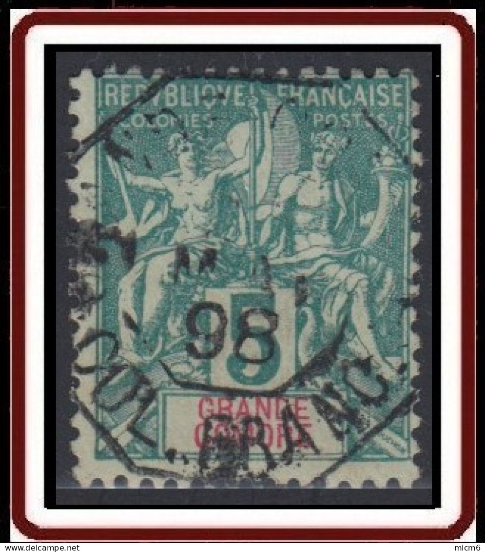 Grande Comore - N° 04 (YT) N° 4 (AM) Oblitéré De Grande Comore (1898). - Used Stamps