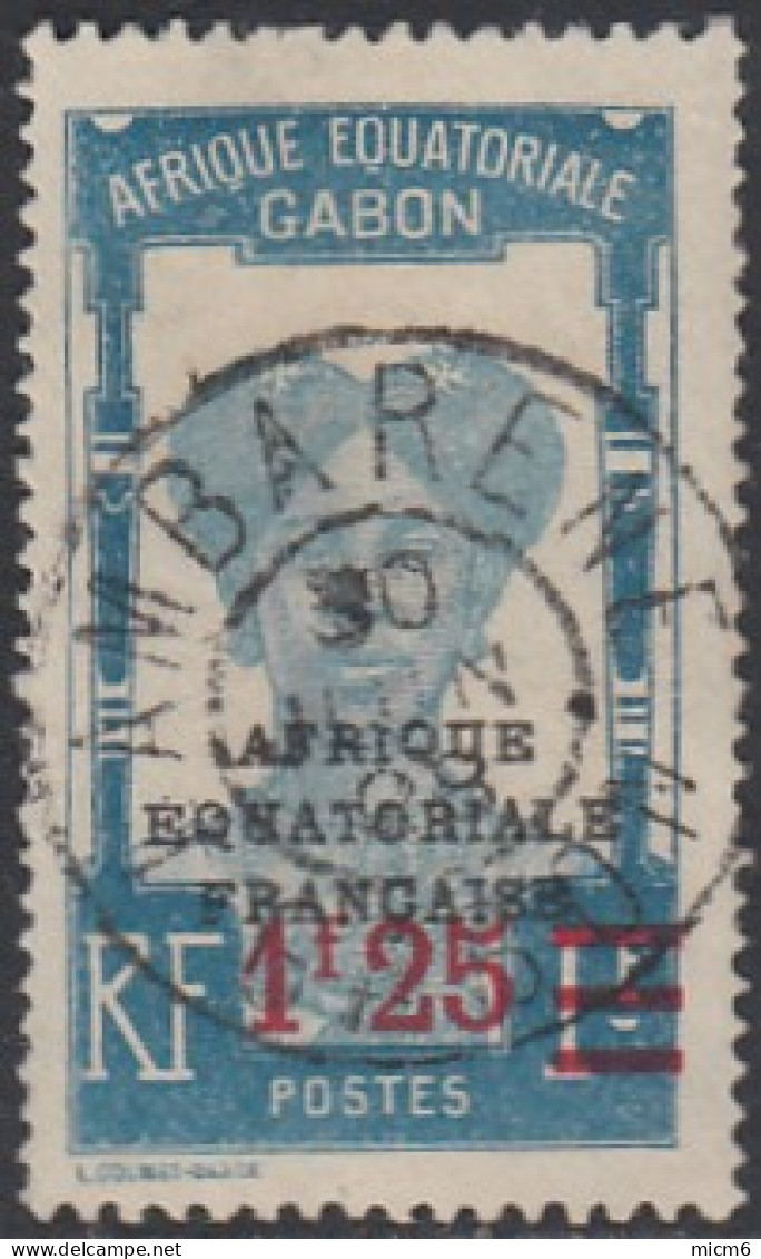 Gabon 1924-1933 - Lambarene Sur N° 111 (YT) N° 108 (AM). Oblitération De 1928. - Autres & Non Classés