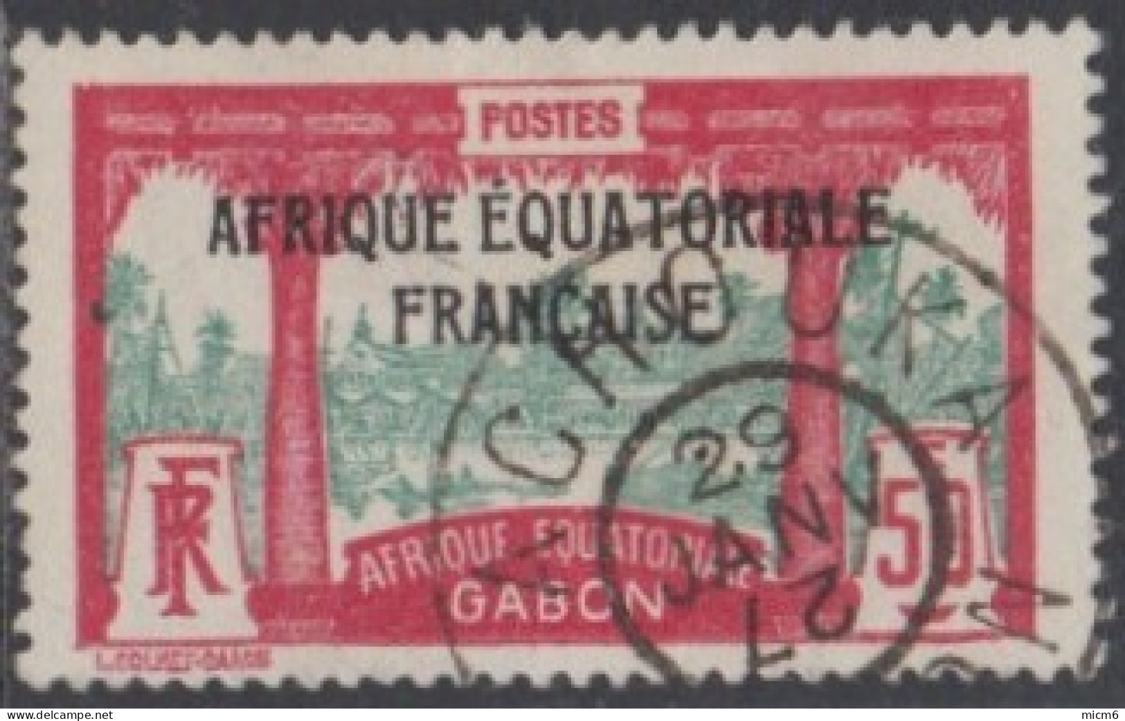 Gabon 1924-1933 - Achouka Ur N° 103 (YT) N° 115 (AM). Oblitération De 1927. - Andere & Zonder Classificatie