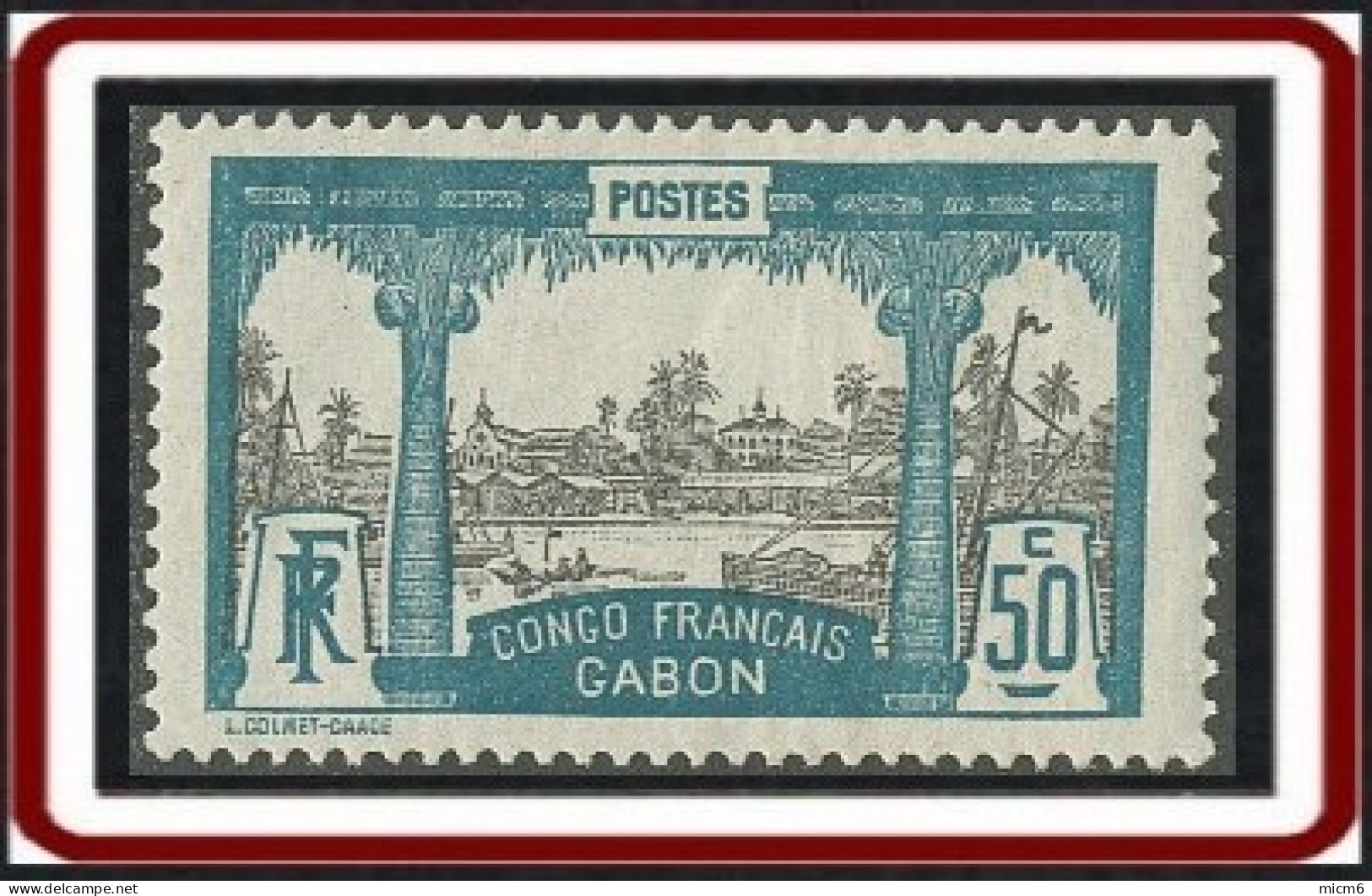 Gabon 1910-1922 - N° 44 (YT) N° 44 (AM) Neuf *. - Neufs