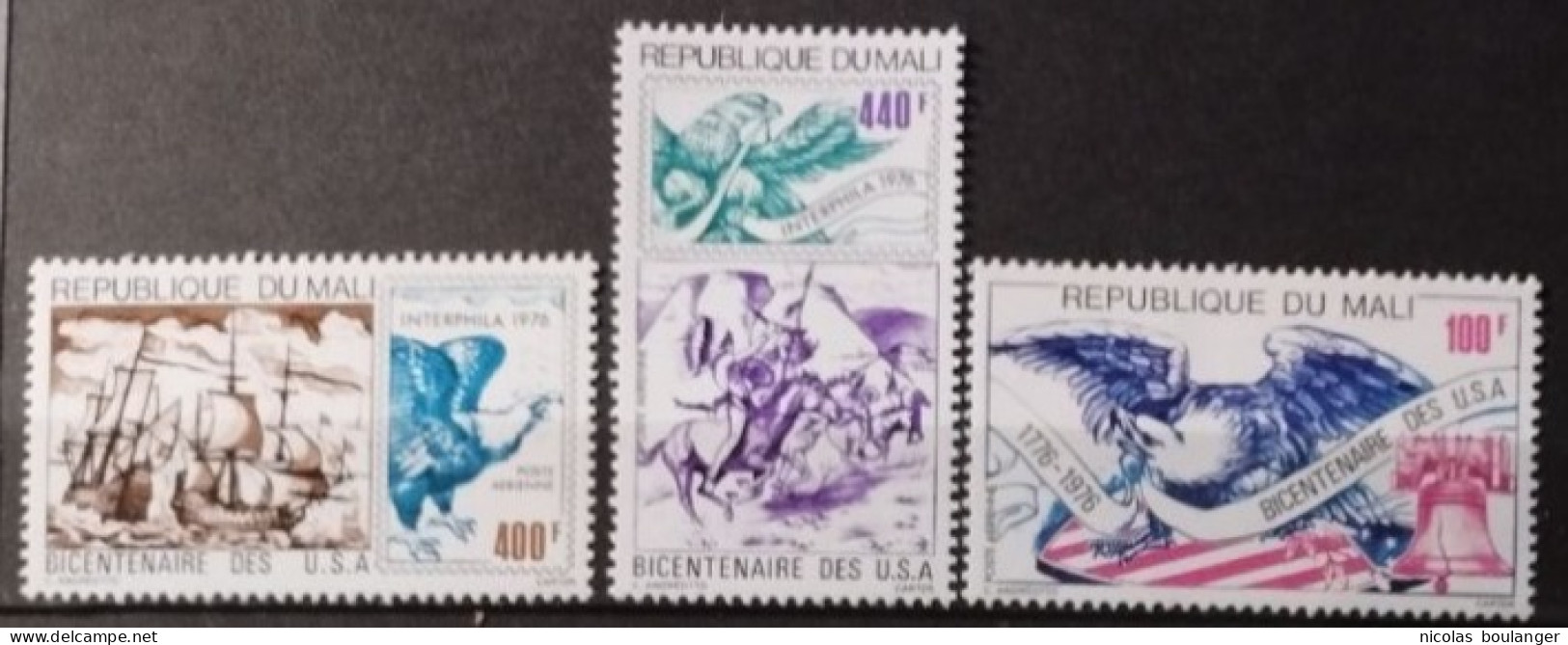 Mali 1976 / Yvert Poste Aérienne N°273-275 / ** - Malí (1959-...)