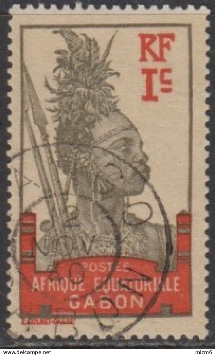 Gabon 1910-1922 - Kango Sur N° 49 (YT) N° 49 (AM). Oblitération De 1940. - Altri & Non Classificati