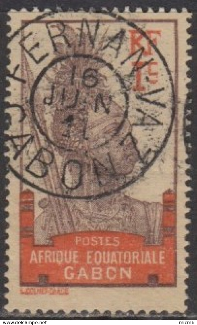 Gabon 1910-1922 - Fernan-Vaz Sur N° 49 (YT) N° 49 (AM). Oblitération De 1911. - Altri & Non Classificati