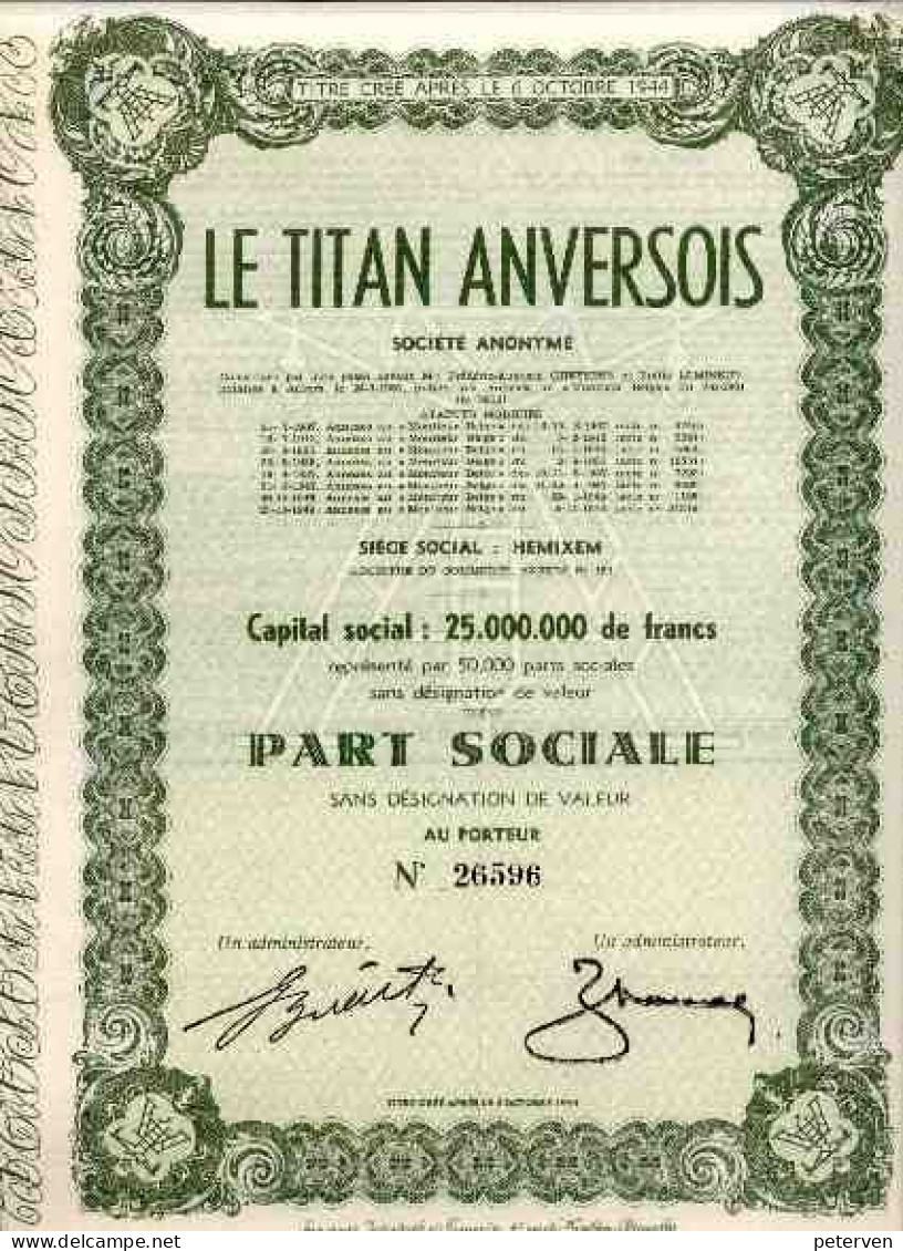 LE TITAN ANVERSOIS (Hemixem) - Industrial