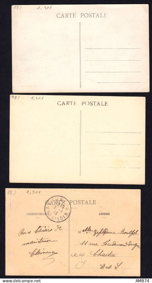 28-0021 - Carte Postale EURE ET LOIR (28) - MAINTENON - LOT De 3 CP - Maintenon