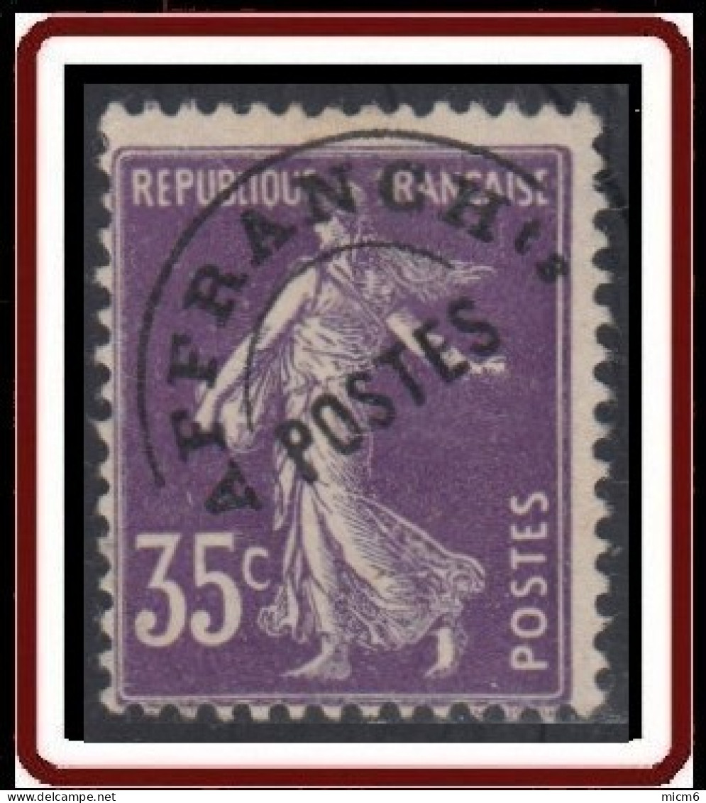France - Préoblitéré N° 62 (YT) N° 44 (SM) Utilisé. - 1893-1947