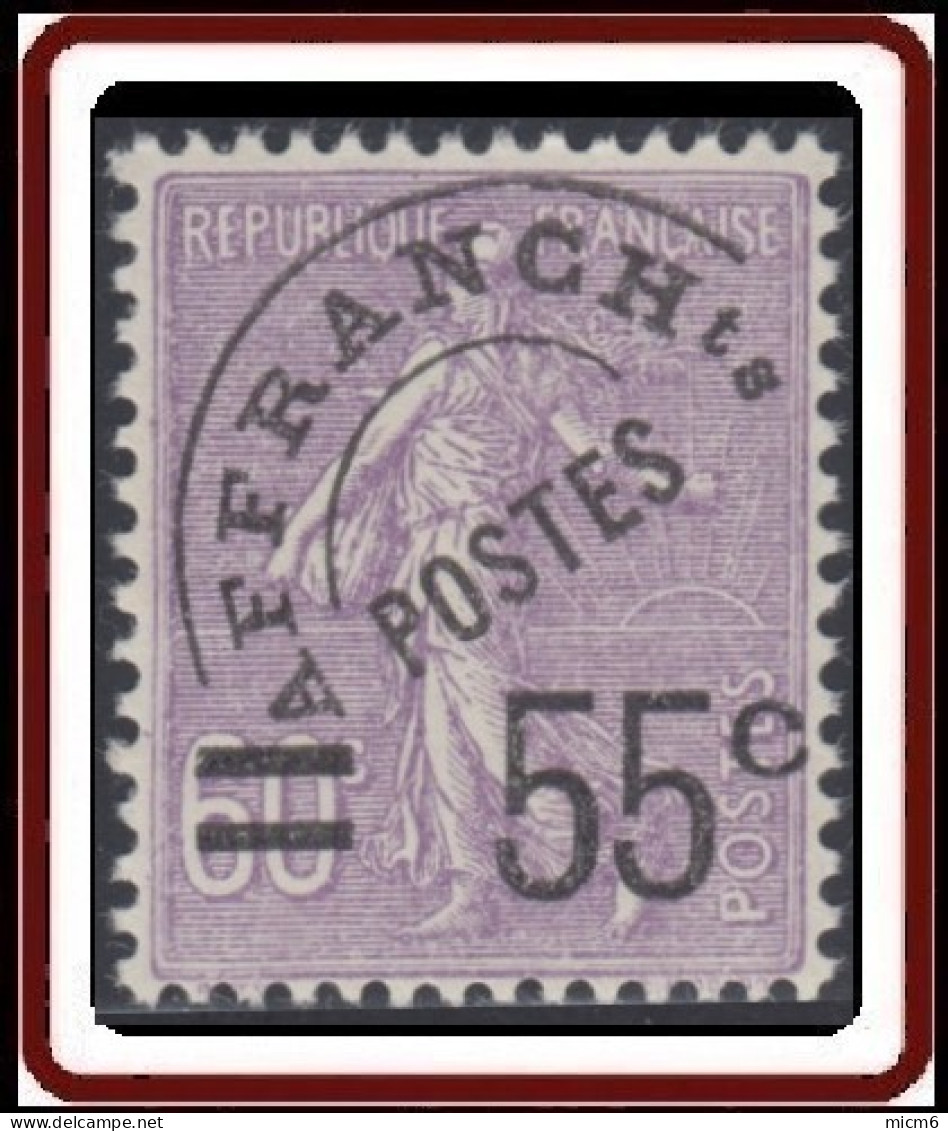 France - Préoblitéré N° 47 (YT) Neuf **. - 1893-1947