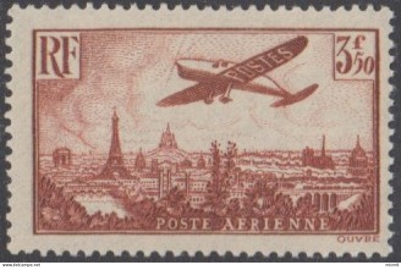 France - Poste Aérienne N° 13 (YT) N° 13 (AM) Neuf **.  - 1927-1959 Postfris
