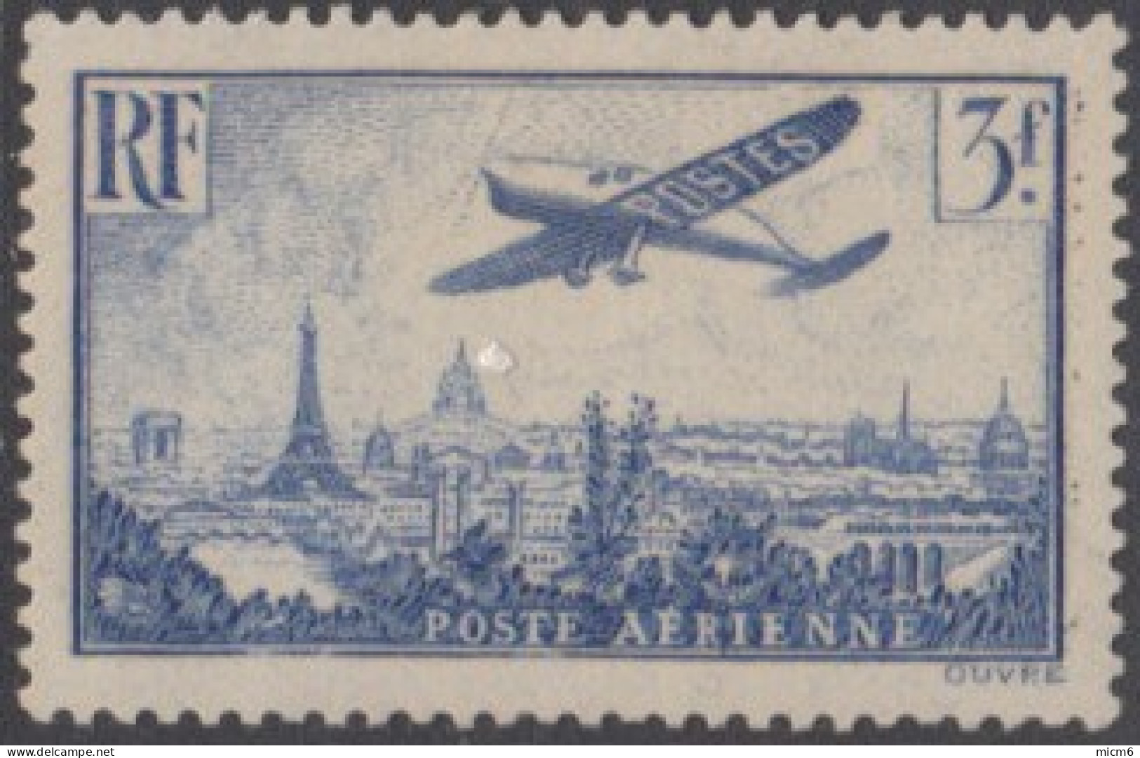 France - Poste Aérienne N° 12 (YT) N° 12 (AM) Neuf **.  - 1927-1959 Nuevos