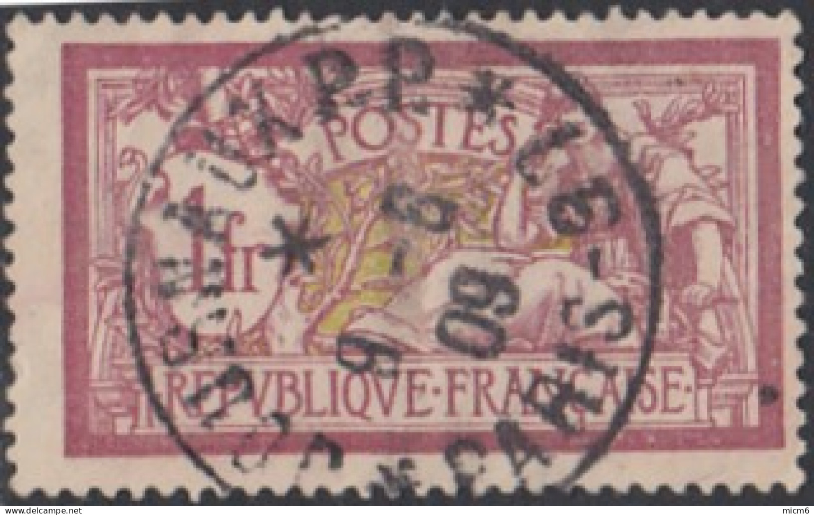 France - Paris 97 - Journaux PP Sur N° 121 (YT). Oblitération De 1909. - Used Stamps