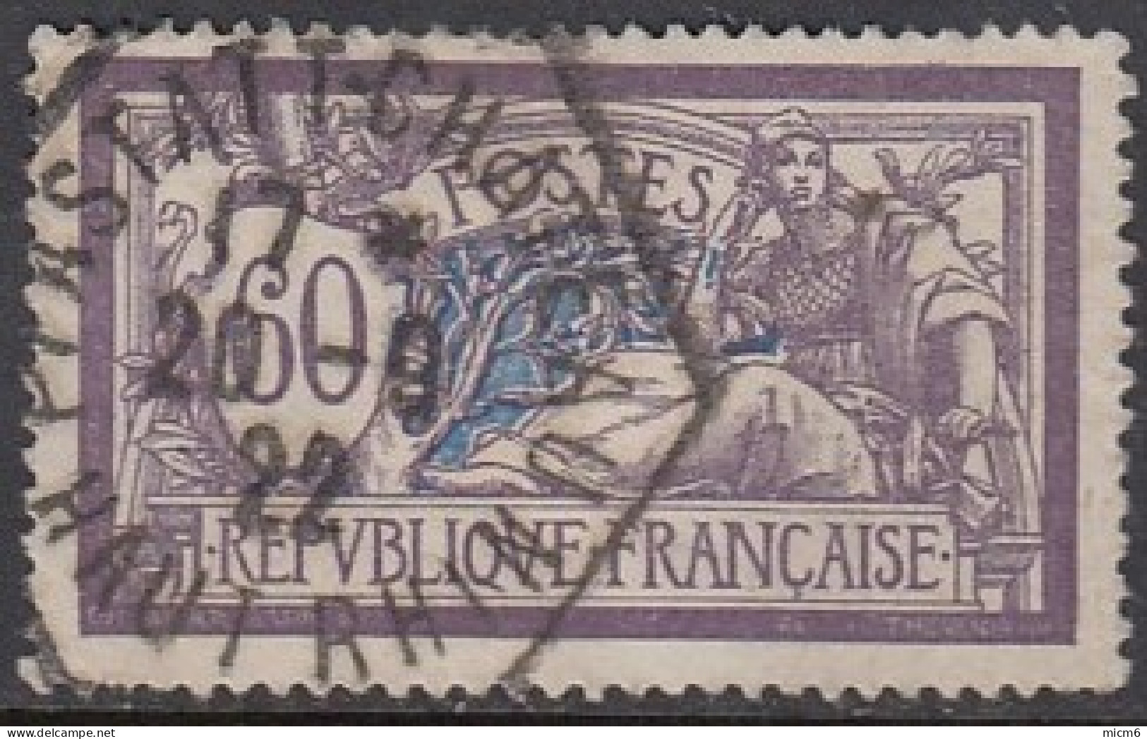 France - Haut-Rhin - Pfastatt-Chateau Sur N° 144 (YT). Oblitération De 1922. - Used Stamps