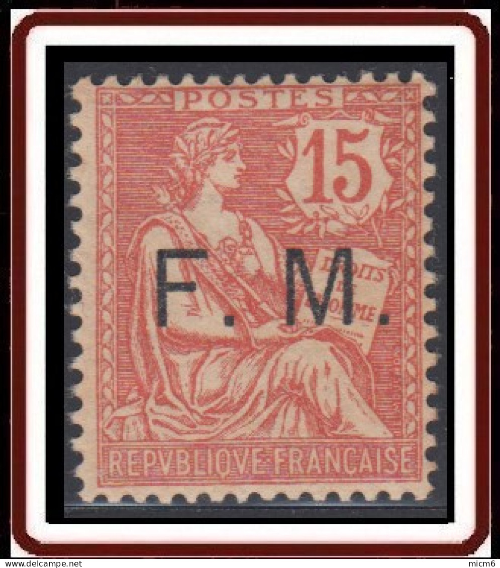 France - Franchise Militaire N° 2 (YT) N° 2 (SM) Neuf *. Un Point De Rouille Sur La Gomme. - Timbres De Franchise Militaire