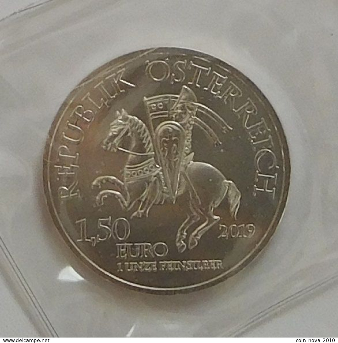 Austria Österreich 1.5 € 2019 Silver 31 G 37 Mm 825 Ann Vienna Mint Robin Hood - Oostenrijk
